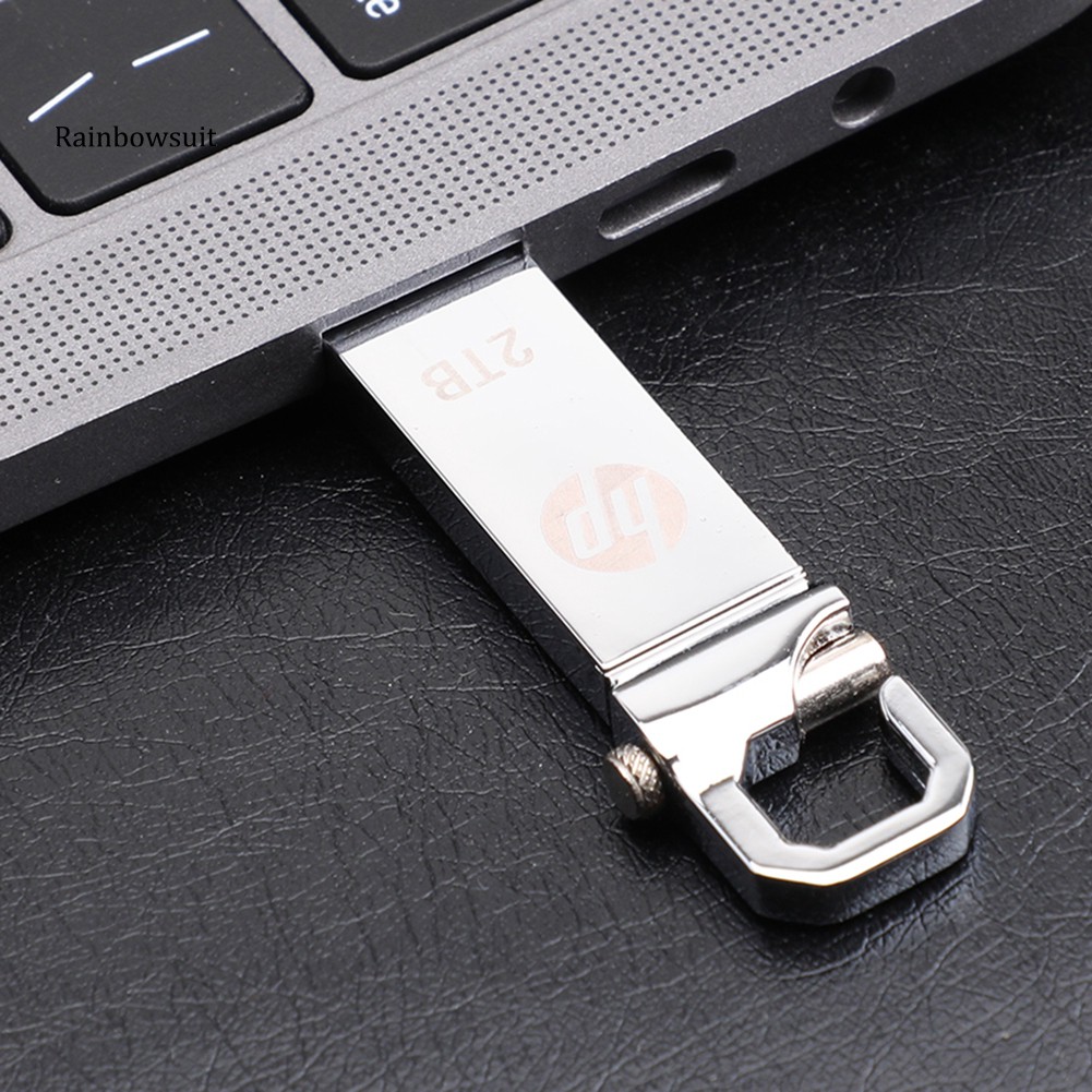 2TB USB 3.0 Metal Flash Drive Pen Pen Tốc độ cao Pendrive U Disk Memory Stick cho PC