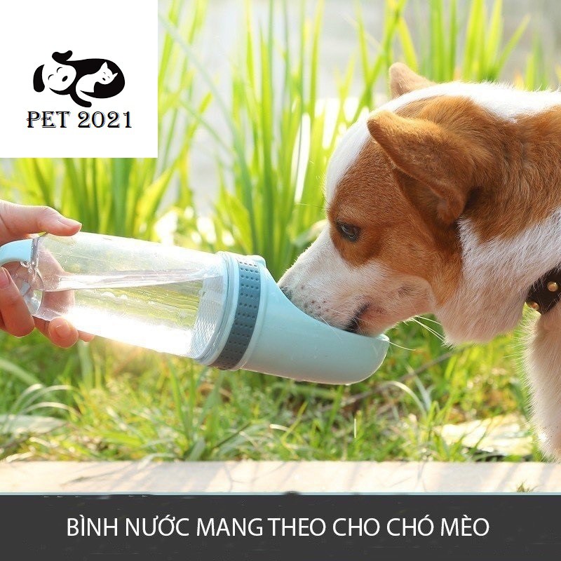 Bình Uống Nước Cầm Tay Cho Chó Mèo
