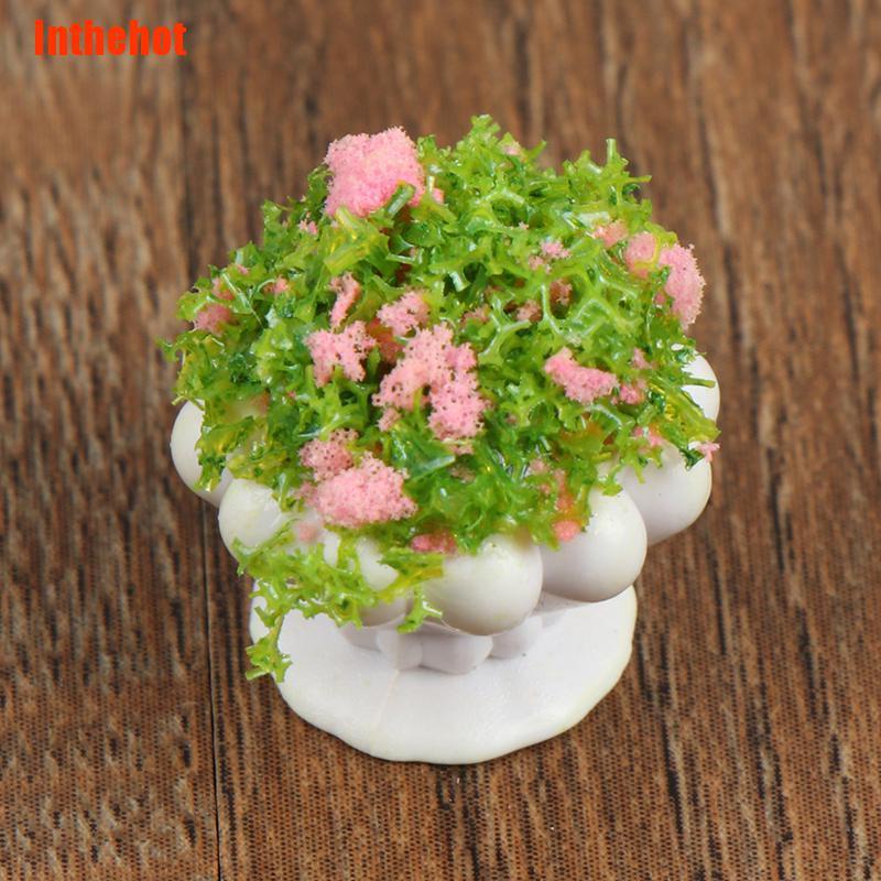 Mô Hình Chậu Cây Bonsai Mini Tỉ Lệ 1: 12 Trang Trí Nhà Búp Bê