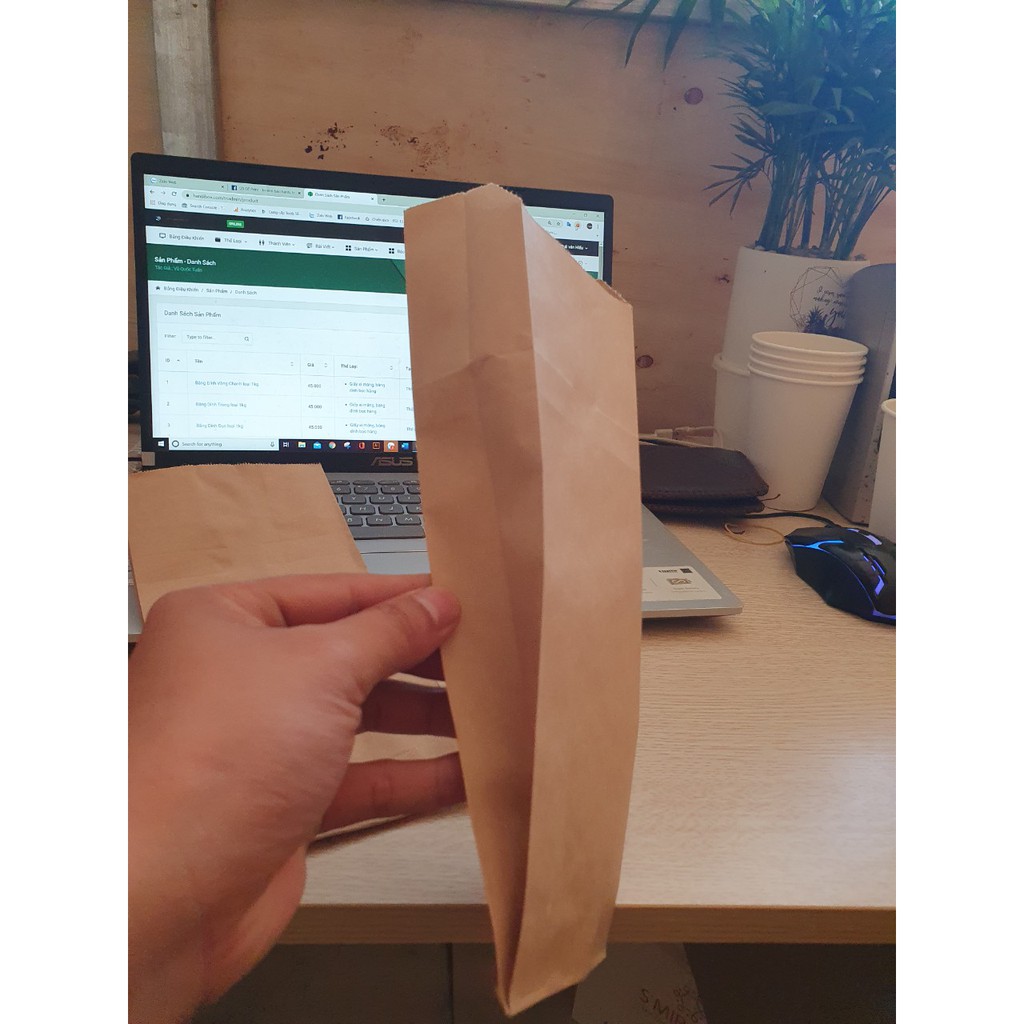 SIÊU RẺ - 10 TÚI GIẤY KRAFT từ 320đ/túi