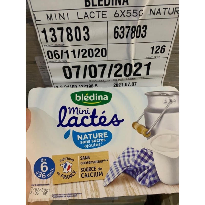 Sữa chua bledina date 5/2024