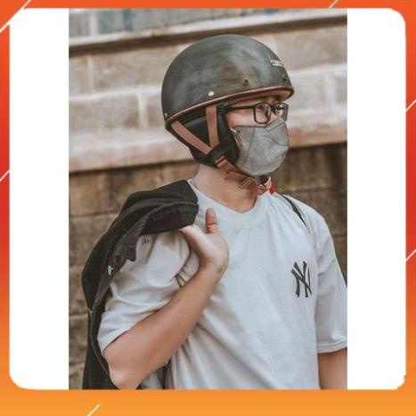 MŨ BẢO HIỂM BULLDOG PUG nửa đầu hàng chính hãng ( POC HELMETS VIỆT NAM ) BẢO HÀNG 24 THÁNG - HCM