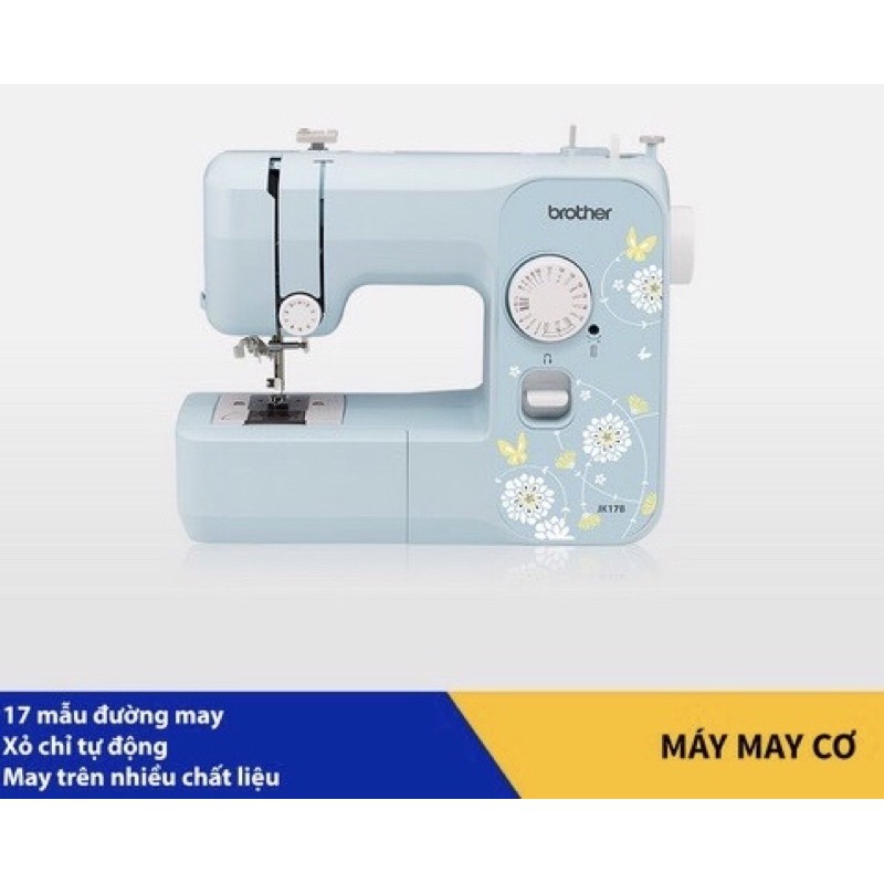 Máy may gia đình Brother JK17B tặng 2 chân vịt 190k