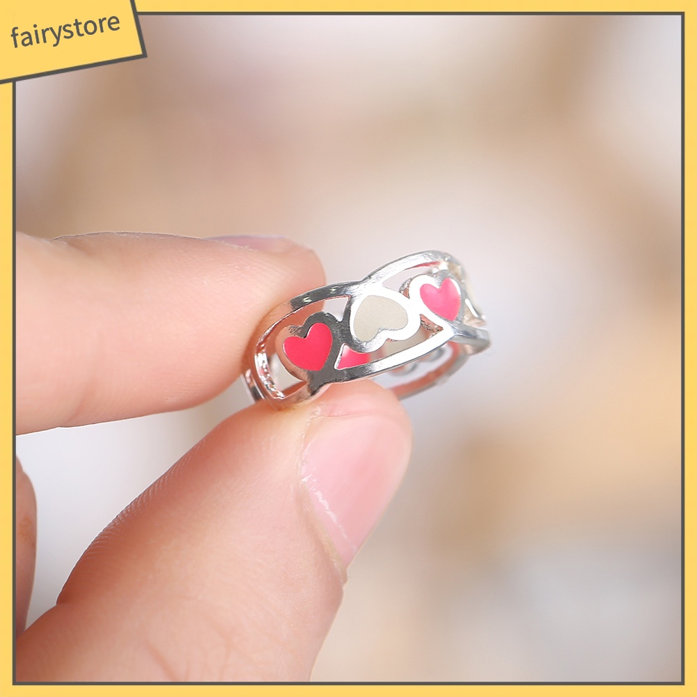 Nhẫn hình trái tim phát sáng cho nữ