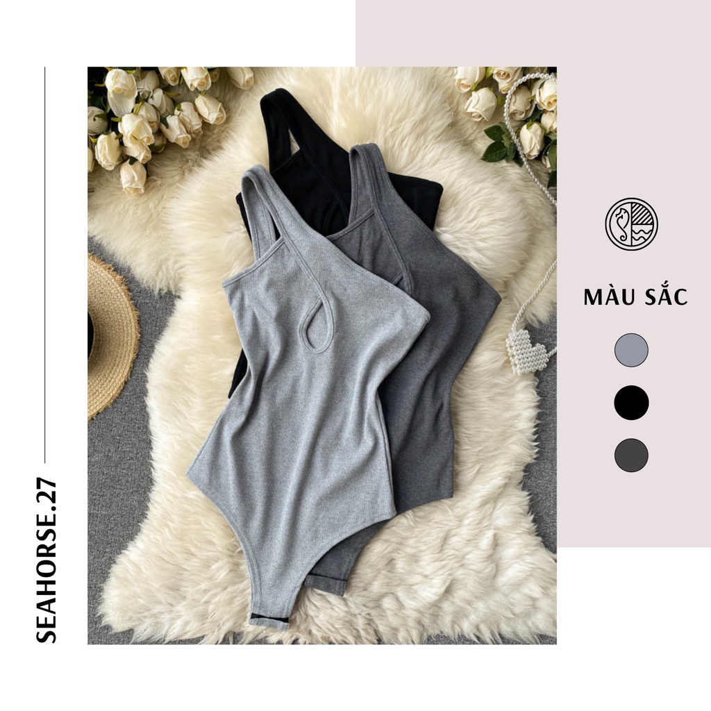 Bodysuit nữ quai chéo khoét ngực BB10 | BigBuy360 - bigbuy360.vn