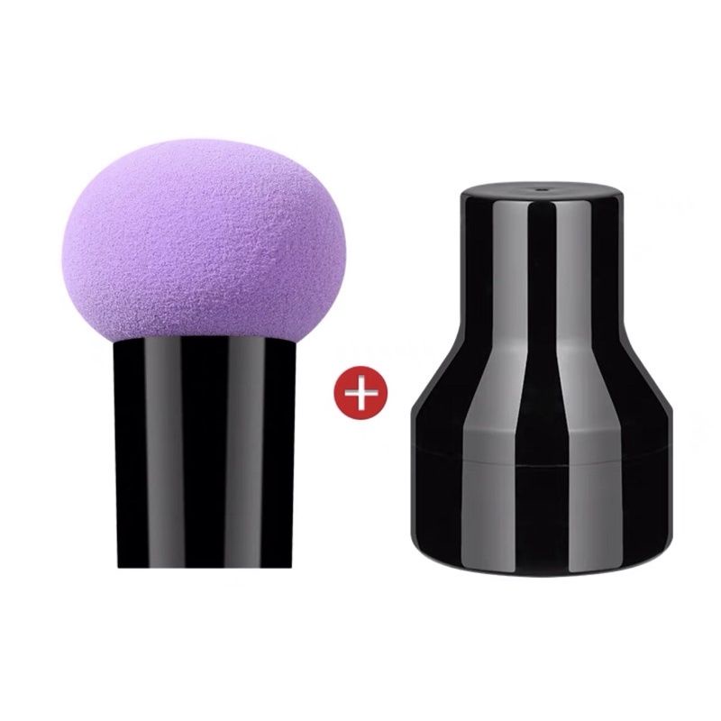 (Tặng kèm hôp đựng) Mút đánh kem nền hình nấm nhiều màu tiện dụng