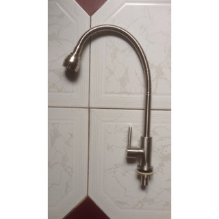 VÒI RỬA CHÉN (BÁT) CONG BẺ INOX 304