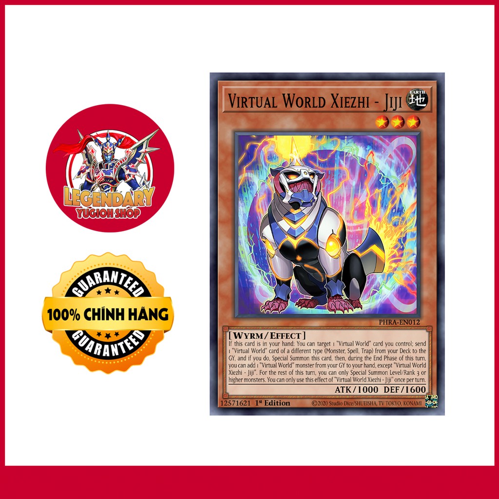 [EN-JP][Thẻ Bài Yugioh Chính Hãng] Virtual World Xiezhi - Jiji