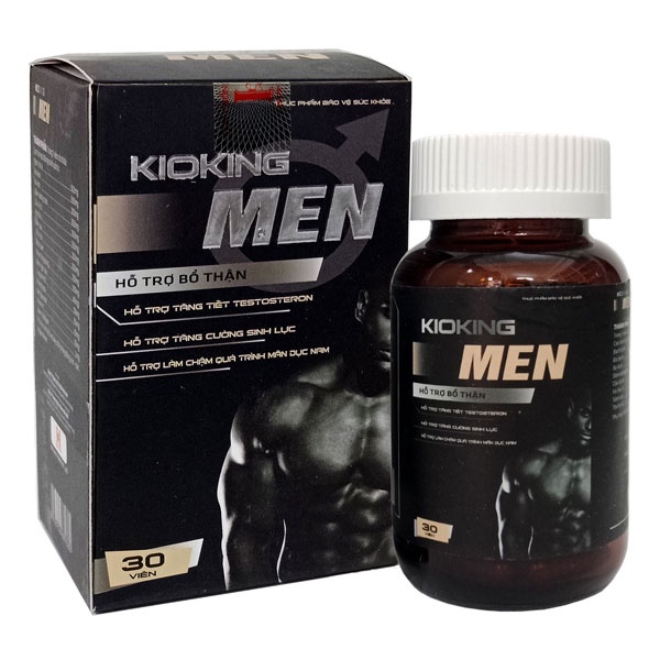 Kioking Men - Hỗ trợ tăng cường sinh lực và khả năng sinh lý ở nam giới (30 viên)