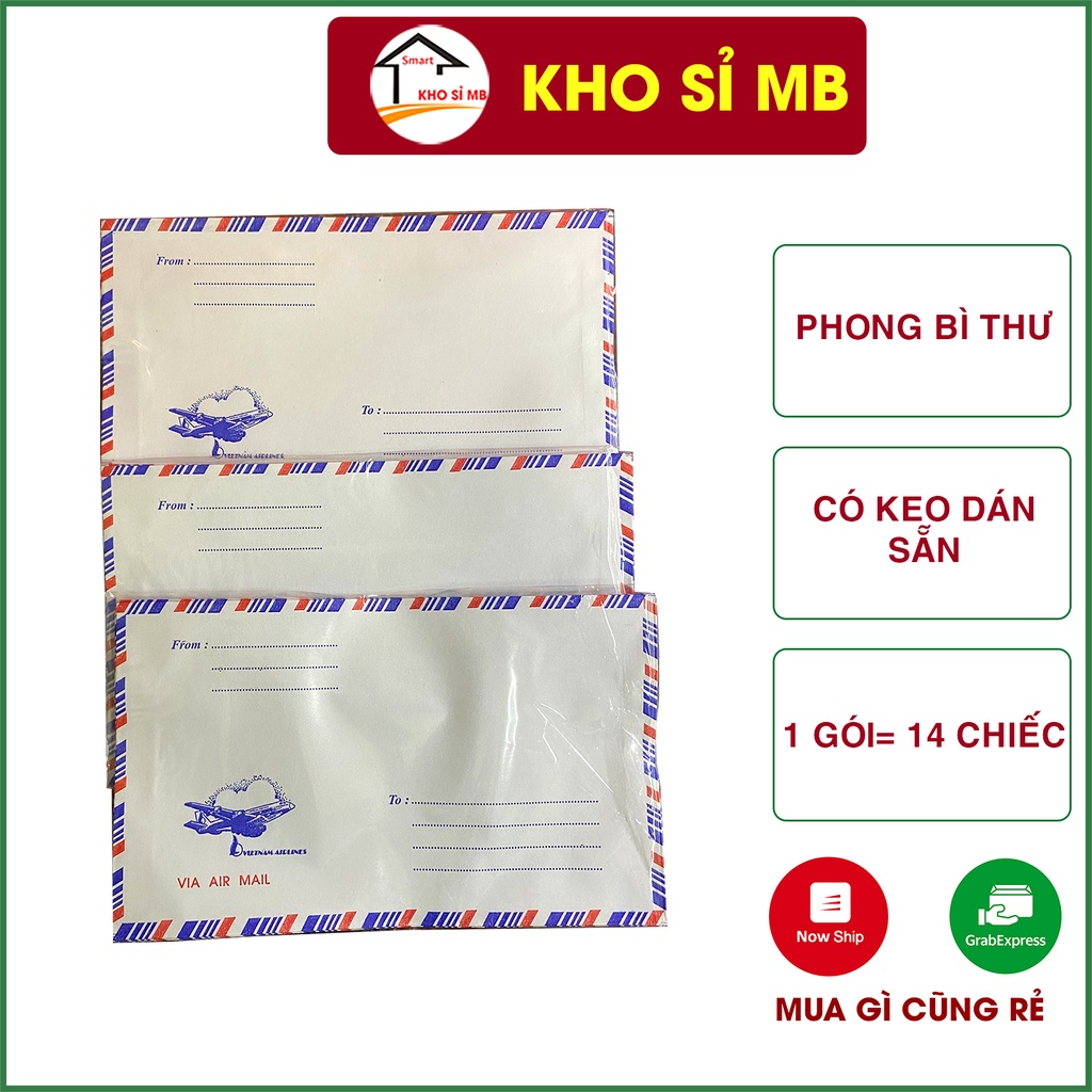 phong bì thư có keo dán kho sỉ mb