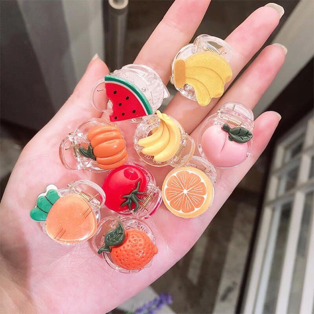 - KẸP ĐỈNH, kẹp mái hình TRÁI CÂY- SIÊU CUTE - SIÊU DỂ THƯƠNG siêu sạch