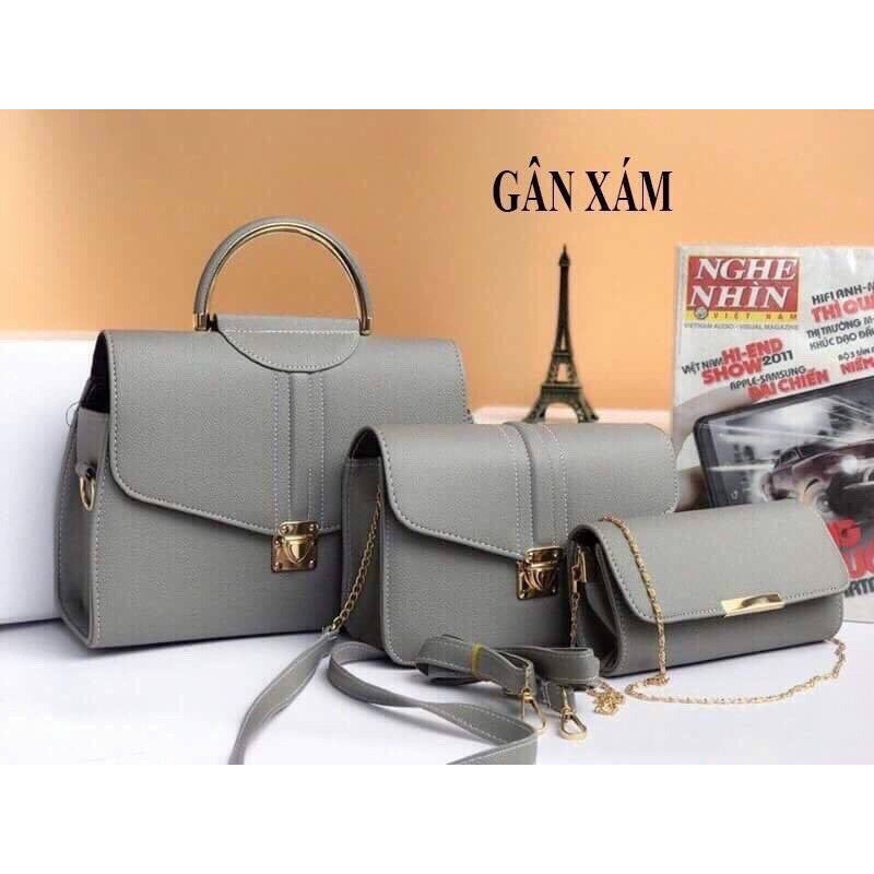 Túi xách thời trang nữ gân, túi xách