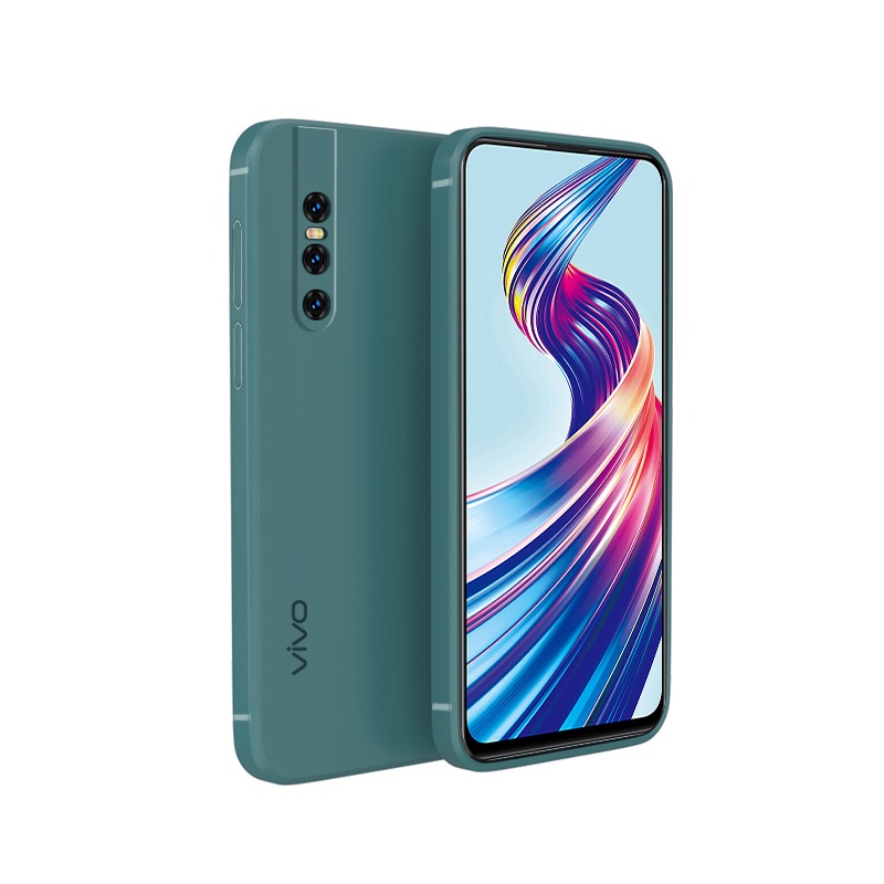 Ốp điện thoại silicon màu trơn đơn giản cho Vivo V15 Pro V11 V11i Z5X Z1 Pro Y17 Y15 Y12 Y11 2019
