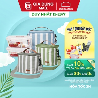 Bộ túi hộp cơm thủy tinh chịu nhiệt Lock&Lock 3EA LLG428S2 - giadungmall