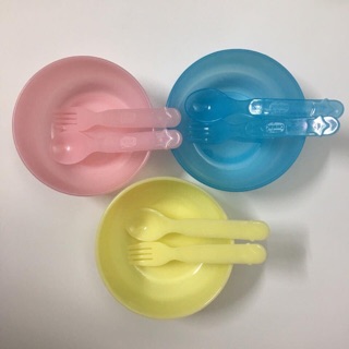 Set 3 Bộ chén muỗng Hàng km Nestle