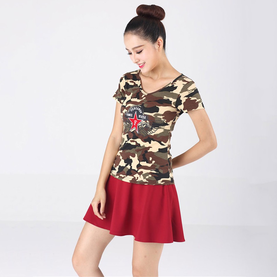 Áo lính nữ Camo A28