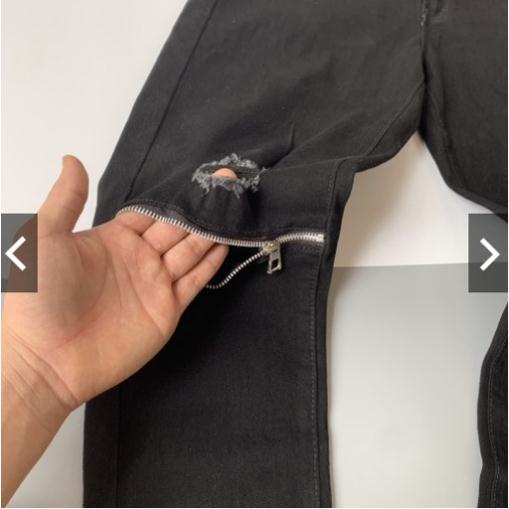 Quần Jean Nam Phối Khóa Dáng Slim Fit chất siêu đẹp, Quần bò Nam