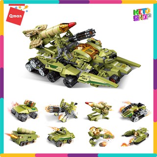 Bộ Đồ chơi xếp hình Qman 1415 - Xe Chiến Đấu Sấm Sét