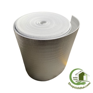 [ Dày 5mm ] Tấm bọc cách nhiệt - xốp bạc PE foam - [ 1 mét x khổ 1m ] - Xốp chống nóng, chống thấm