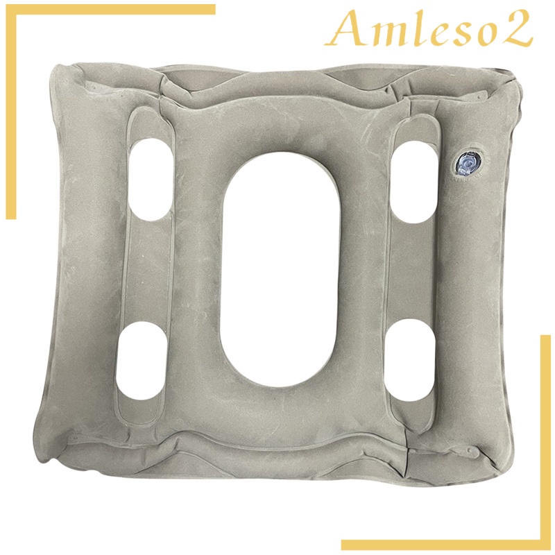 [AMLESO2]Square Air Inflatable Seat Cushion Pain Relief for Office Home Seat