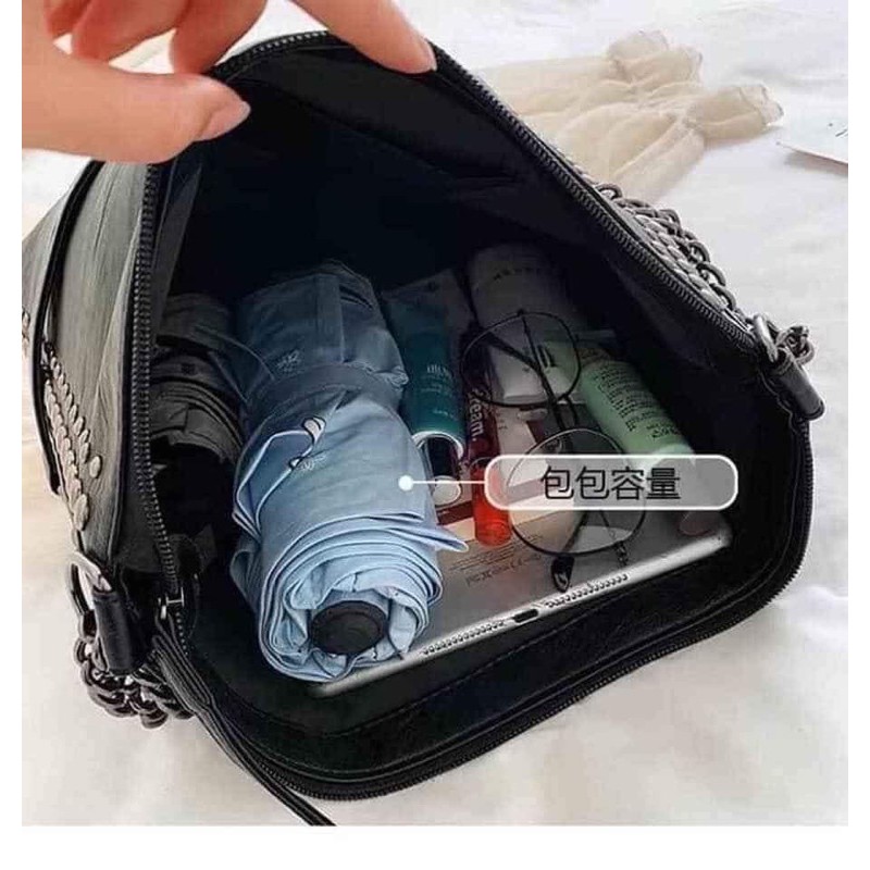 Túi Xách Viền Đinh Nữ A4 Da Mềm , Tongkhochitue | BigBuy360 - bigbuy360.vn