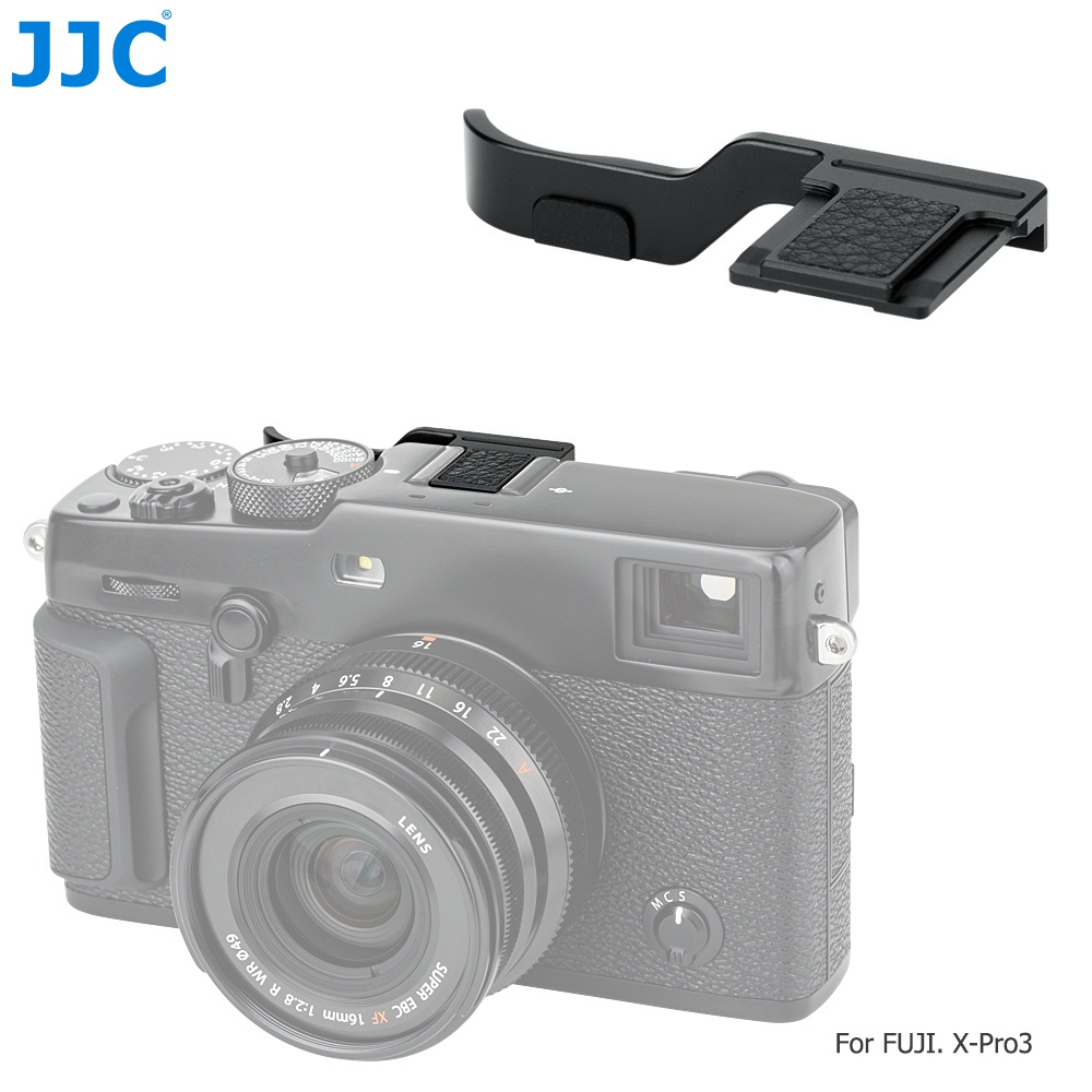 Tay cầm ngón cái máy ảnh JJC bằng kim loại 2 trong 1 an toàn cho Fuji Fujifilm X-Pro3 X-Pro2 X-Pro1 XPro3 XPro2 XPro1