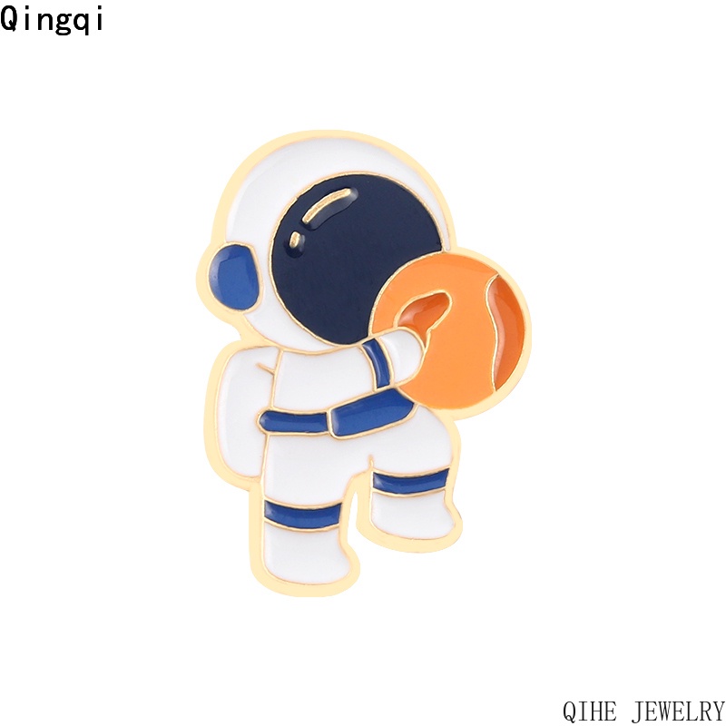 Ghim cài áo Miss Zoe hình phi hành gia dễ thương