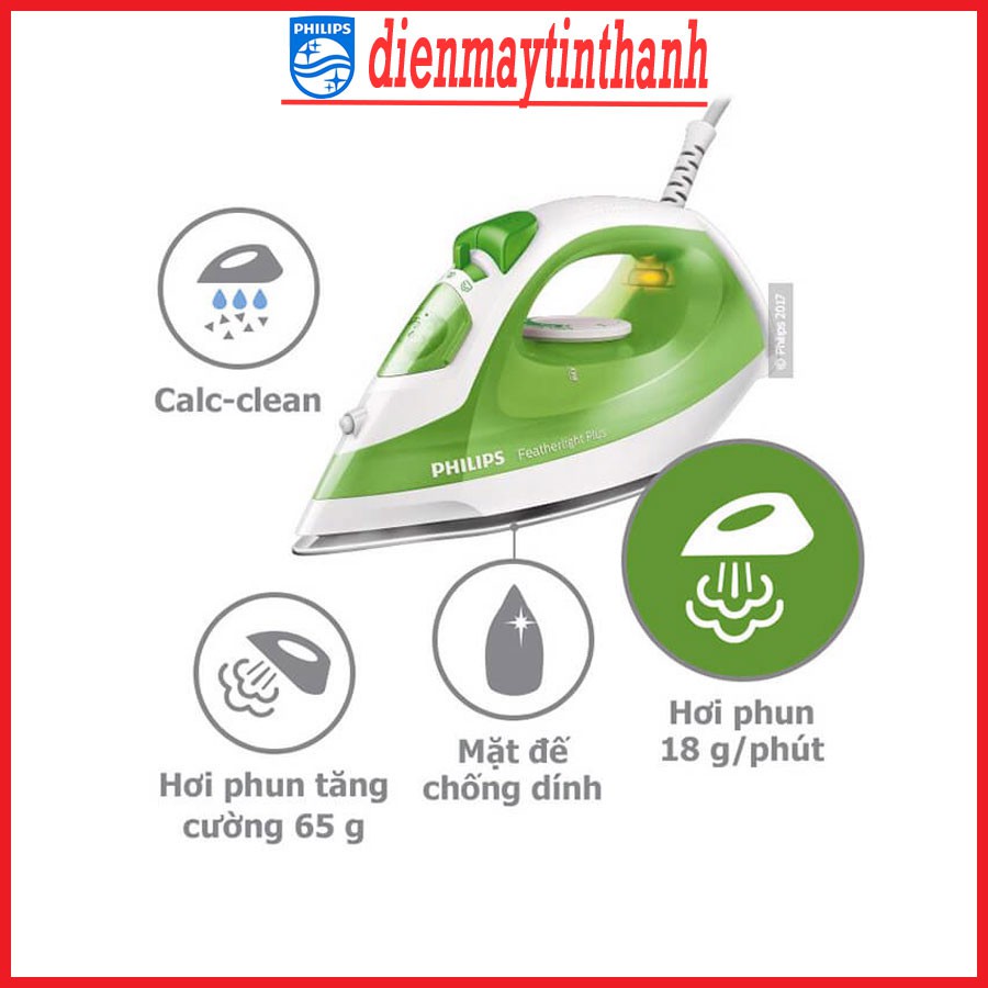 Bàn Ủi Hơi Nước Philips GC1426 - MYKIT.VN