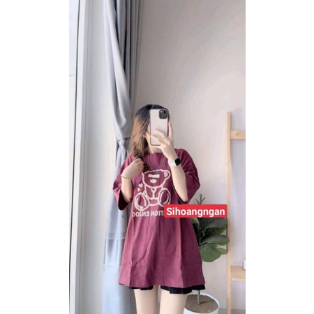 Áo Thun Tay Lỡ Unisex In 3 Vạch Giữa, Áo Phông Form Rộng Nam Nữ Hottrend(Kèm Ảnh Thật)