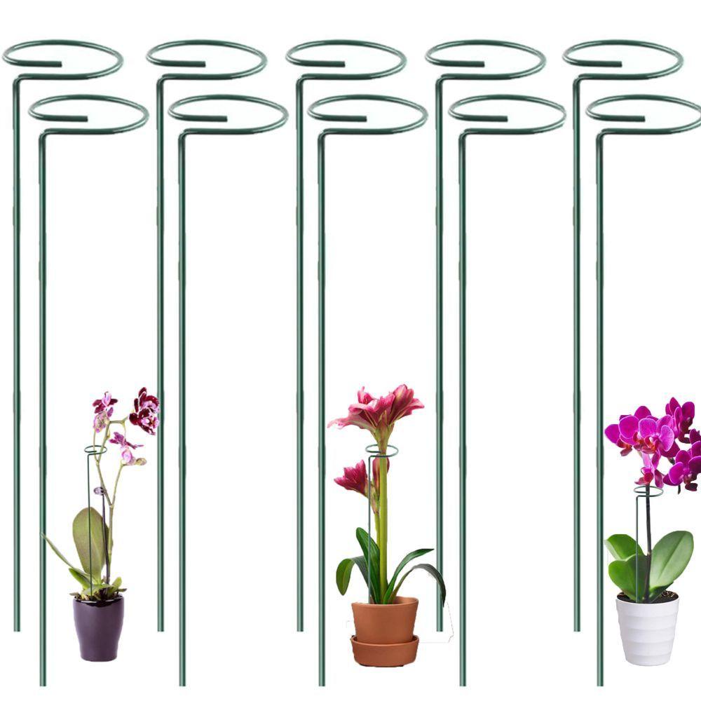 Set 1 / 10 Giá Đỡ Trồng Cây Thân Đơn Bằng Thép Không Gỉ Chắc Chắn