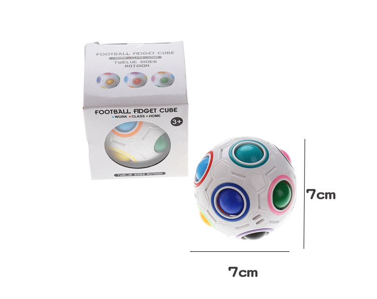 Đồ Chơi Giáo Dục Dành Cho Trẻ Em Quả Cầu Cầu Vồng Khối Lập Phương Ma Thuật Khối Lập Phương Ma Thuật Quả Bóng Nén Lớn Quả Bóng Trí Tuệ Mới Món Quà Giáo Dục Sáng Tạo Mới Lạ