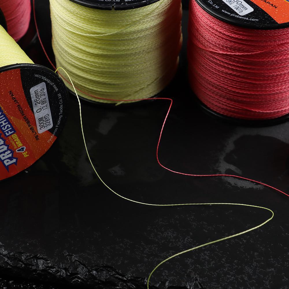 Cuộn Dây Câu Cá Bện 4 Sợi PE Dài 300M