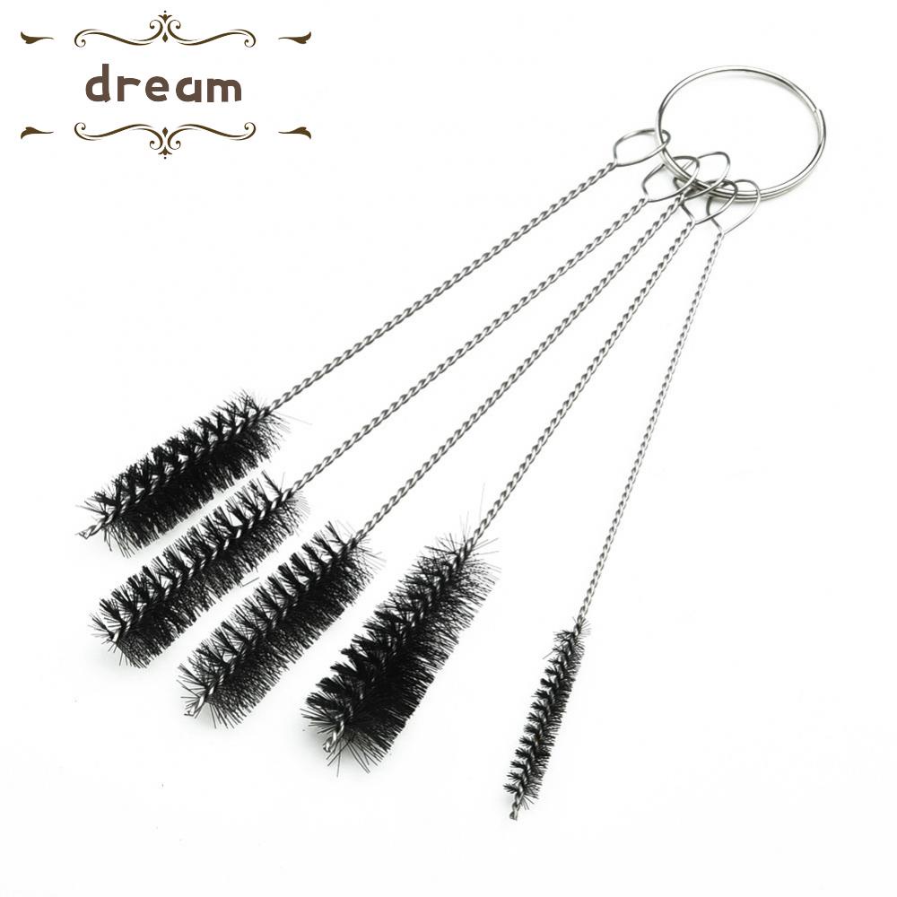 【DREAMLIFE】5pcs Round Pipe Cleaning Wire Bores Stainless Steel Tool Rotary Brushes Cleaner