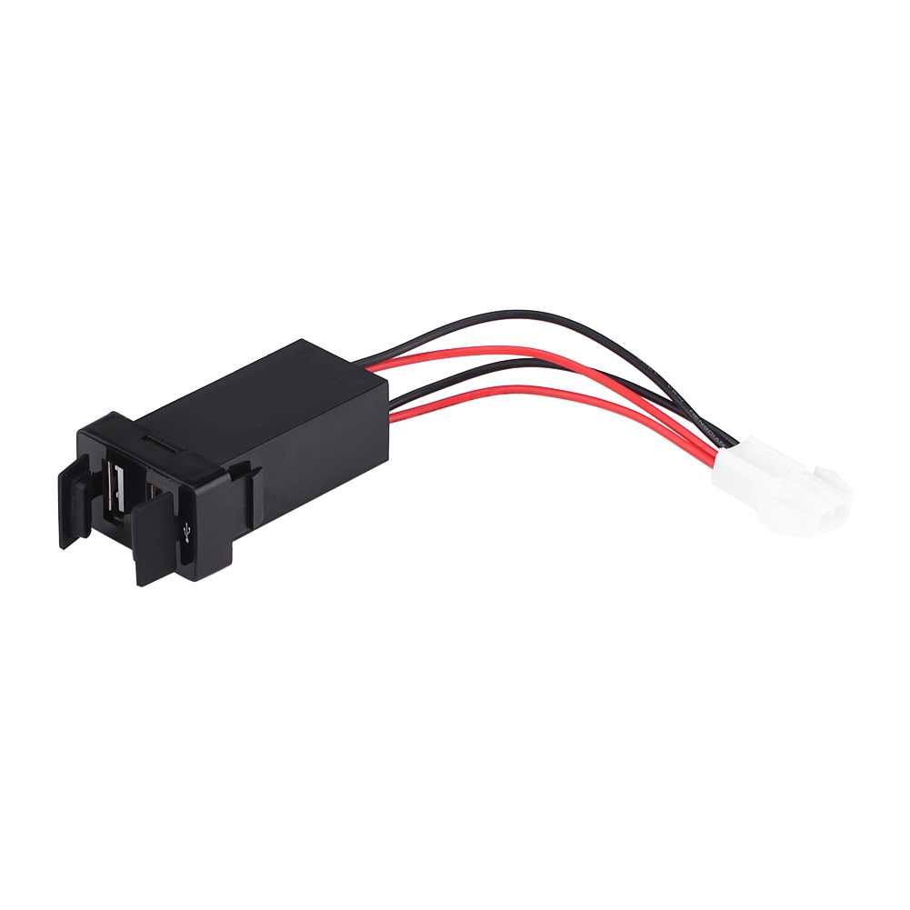 Bộ sạc điện thoại trên xe hơi 12V-24V 2.1A hai cổng USB dành cho điện thoại Toyota | BigBuy360 - bigbuy360.vn