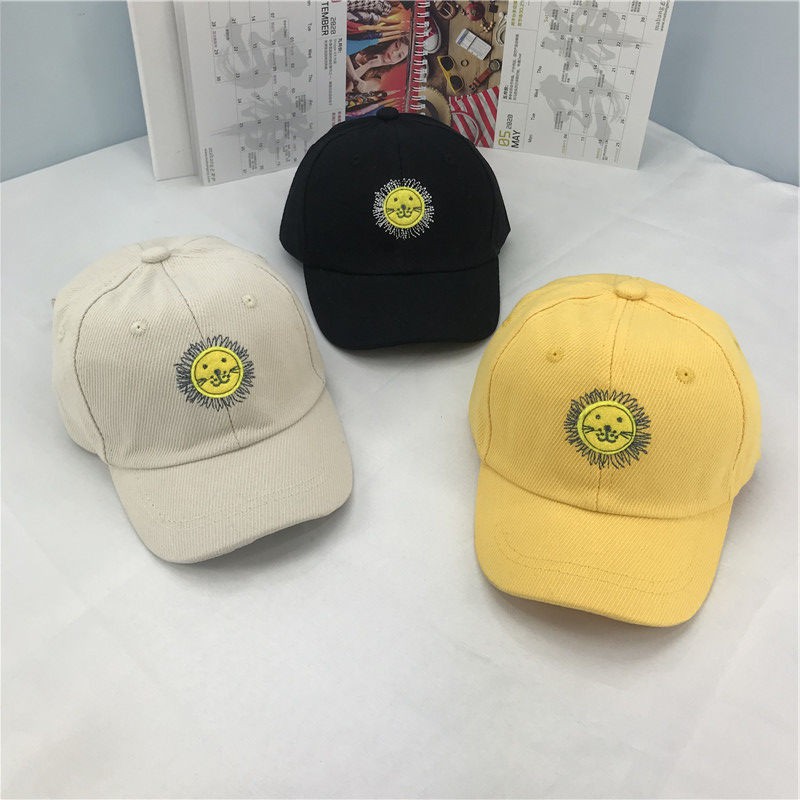 Mũ Bóng Chày Màu Trơn Thời Trang Cho Bé Trai Và Bé Gái