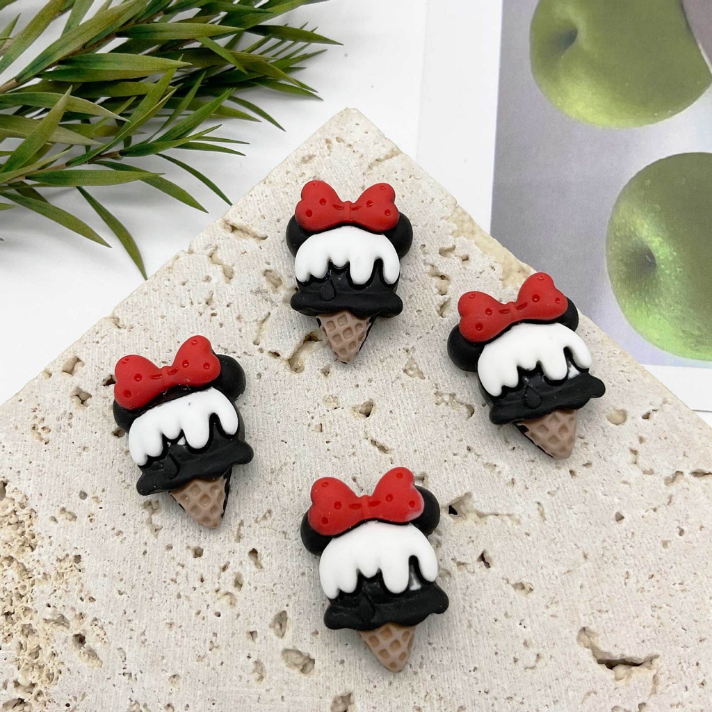 Set 20 Phụ Kiện Trang Trí Móng Tay 3D Hình Que Kem Hoạt Hình Dễ Thương