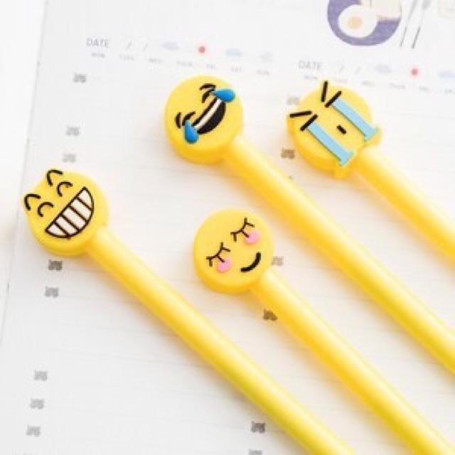 [ SIÊU CUTE ] Bút Bi Nước Hoạ Tiết Cute, Bút Mặt Cười, Bút Hoạ Tiết ( Pkt.Shop )