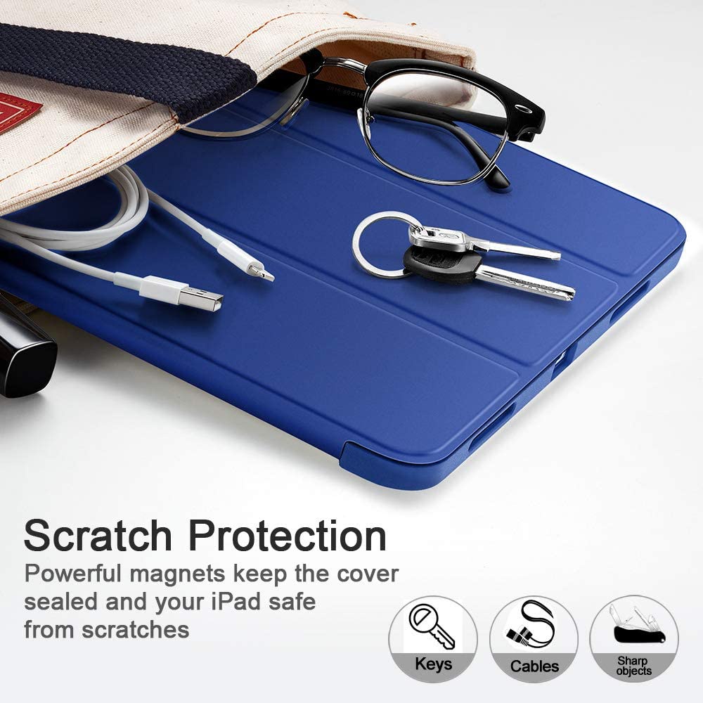 Ốp Máy Tính Bảng Silicone Với Ngăn Đựng Bút Chì Cho iPad Pro 11 Pro 12.9 Air 5 Air 4 Mini 6