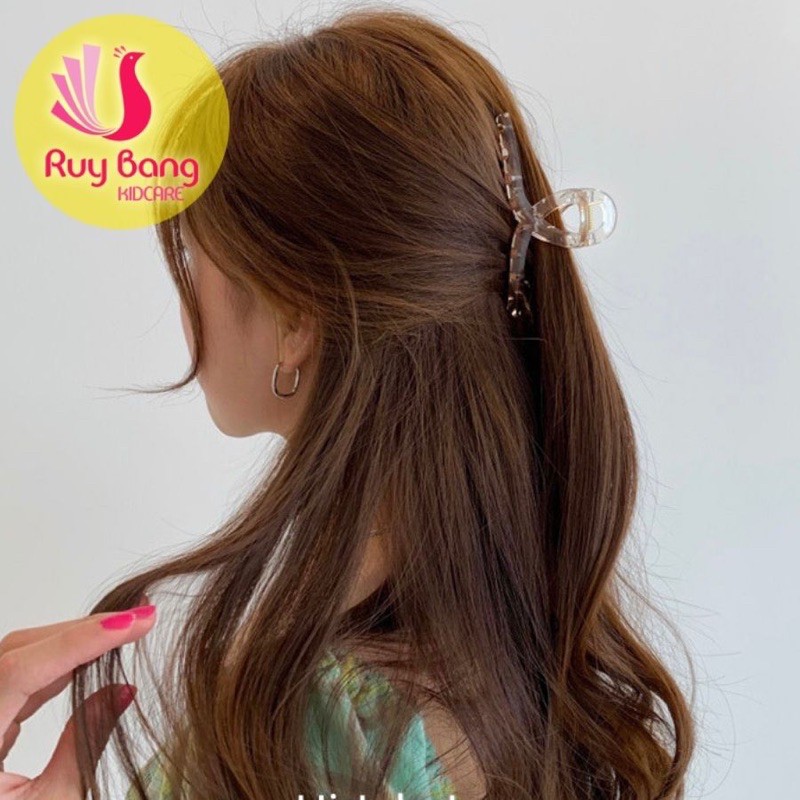 Kẹp tóc cặp tóc càng cua HQ đẹp HOT TREND xinh đẹp dễ thương cho nữ trẻ trung, năng động bằng nhựa Acrylic