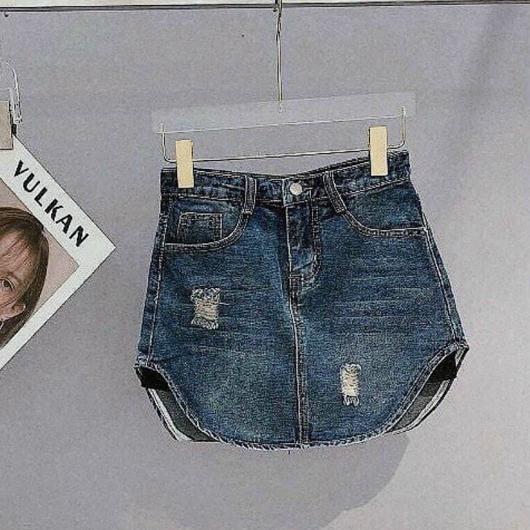 chân váy bò nữ kiểu dáng đuôi cá năng động trẻ trung | BigBuy360 - bigbuy360.vn