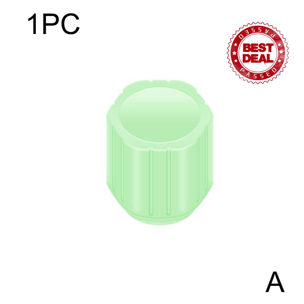 Nắp Van Bánh Xe Hơi Bằng Nhựa ABS Màu Dạ Quang Chống Bụi Tiện Dụng V2W9