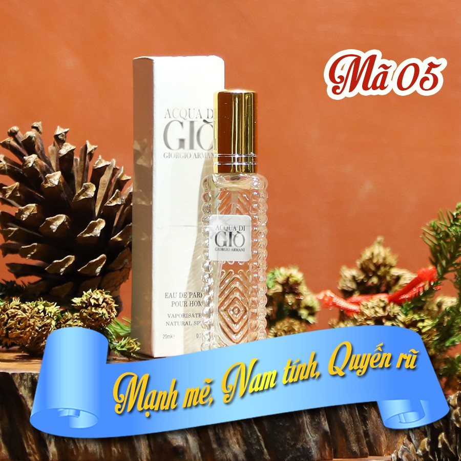 Nước hoa nam ACQUADI DI GIÒ( GIO trắng) 20ml