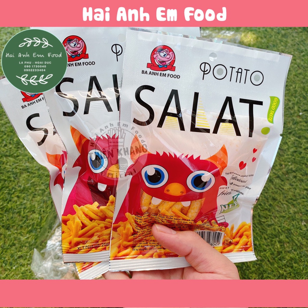 Gói snack potato salat giòn ngon