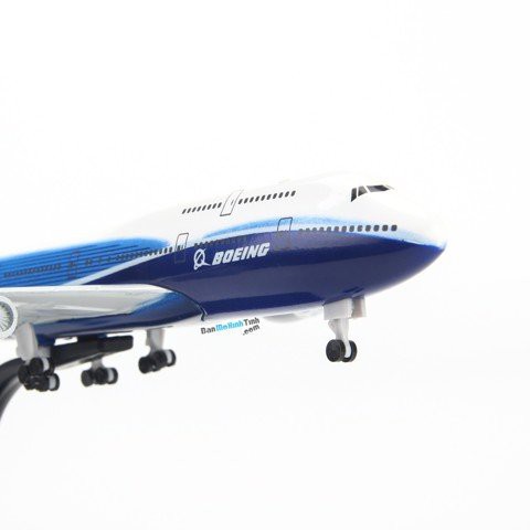 Mô hình máy bay Intercontinental Boeing B747 20cm Everfly Blue