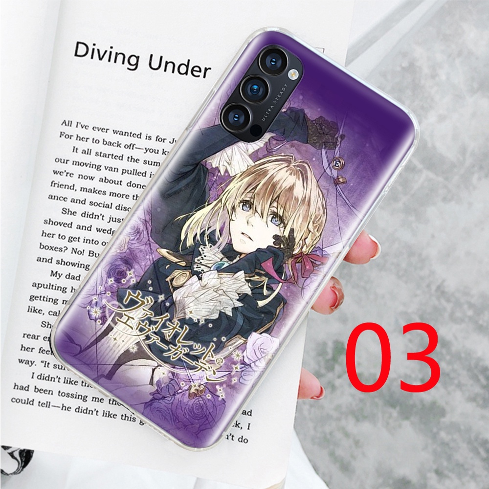 Ốp Điện Thoại Mềm Trong Suốt Họa Tiết Violet Evergarden WI-188 Cho Samsung M23 5G M33 M52 M53 M31 M51 M31 M30S A22 A32