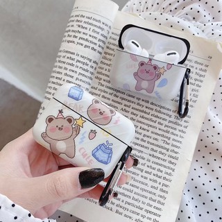 Apple Airpods 1/2 Cute Bear Brown without earphone Airpods pro