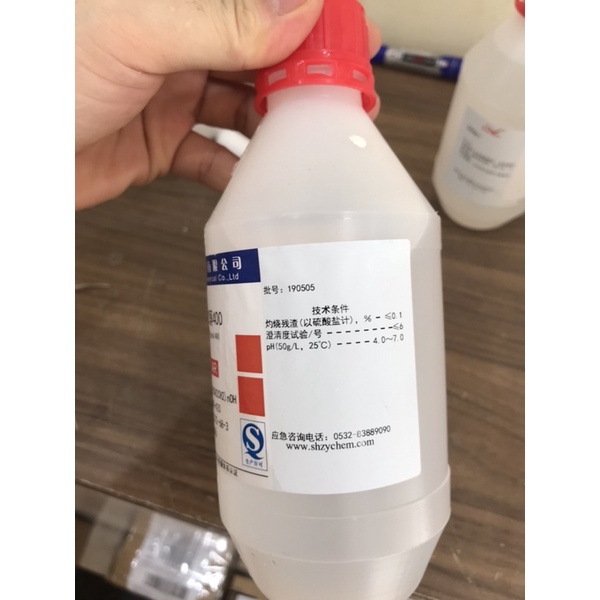 Hoá chất Polyethylene glycol PEG 400 CAS 25322-68-3 PEG400 lọ 500ml PEG-400