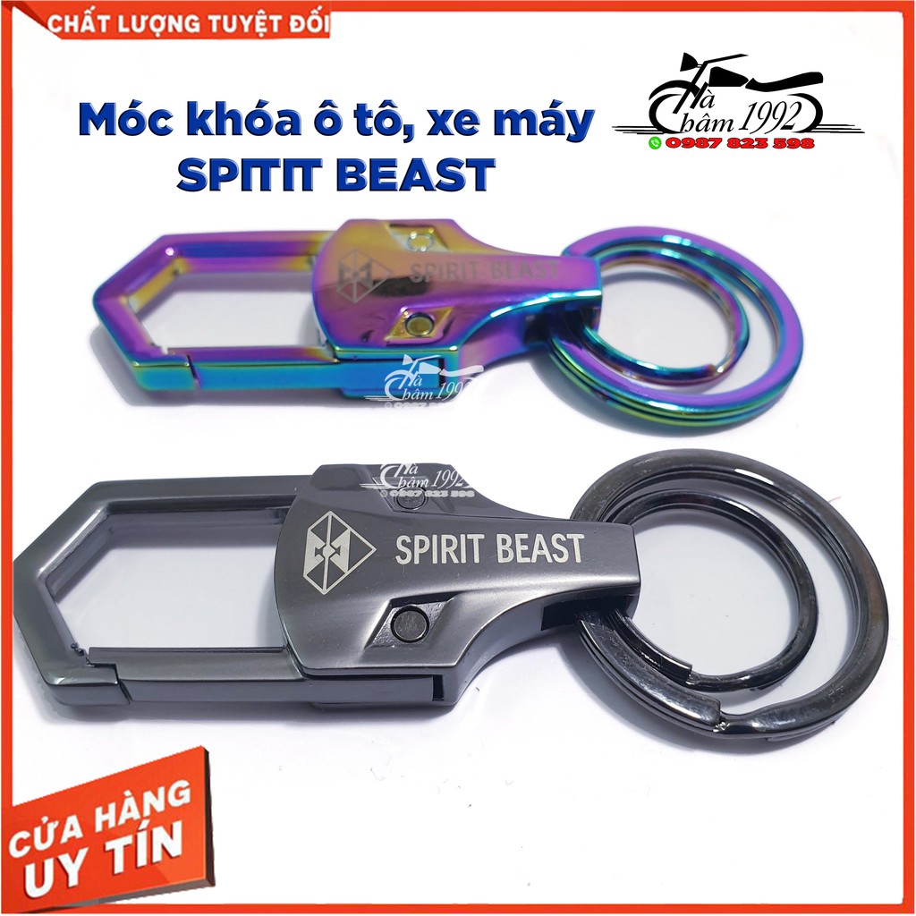 🏍 Móc Chìa Khóa Ô Tô - Xe Máy SPIRIT BEAST TITAN CHÍNH HÃNG - Móc Khóa Vào Đai Nịt Quần 🏍