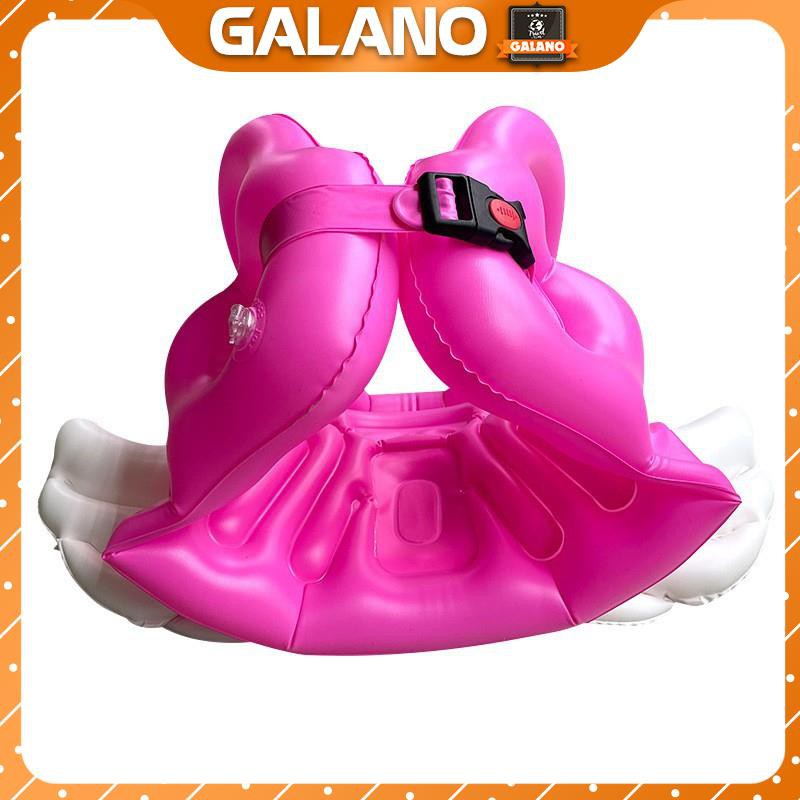 Phao Bơi Cho Bé GALANO Phao Tập Bơi Cho Bé Có Khóa An Toàn Bơi Lội Hình Đôi Cánh Thiên Thần SS-001263