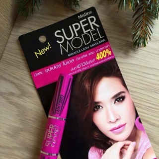 Mascara 2 đầu Mistine super model 400% siêu dày mi 